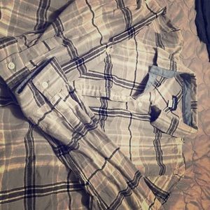 XL gray flannel shirt